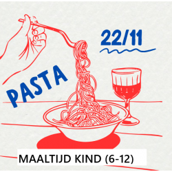 Maaltijd kind pastafestival